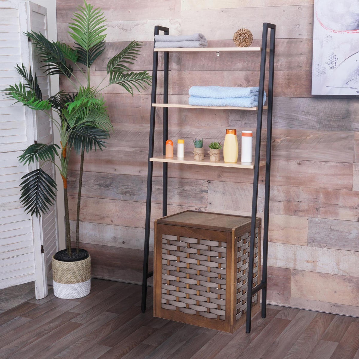 STANDREGAL Braun - Braun, Holz (64/155/25cm) - MCW