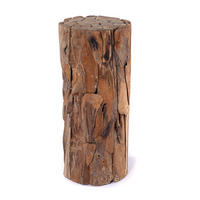 DEKO-SÄULE Malea 80 Treibholz, für Pflanzen, Kerzen naturfarben - Naturfarben, Holz (35/35/80cm) - CREEDWOOD
