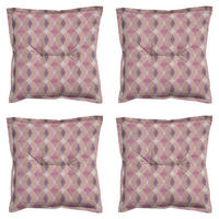 SITZKISSEN Rae - Lila - 50/50/7 cm - 4er-Set - Lila, Textil (50/7/50cm) - Madison