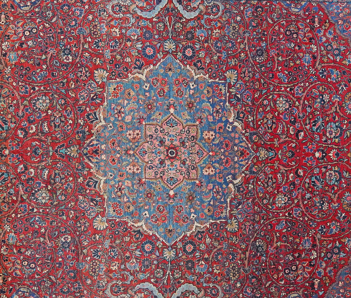 TEPPICH Ekbatan Mehrfarbig 366/264 cm Schurwolle - Multicolor, Textil (264/366cm) - Looma