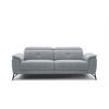 SOFA AVENA 3-Sitzer, silberfarben - Silberfarben, Holzwerkstoff/Textil (204/80/108cm) - Courtois Laville