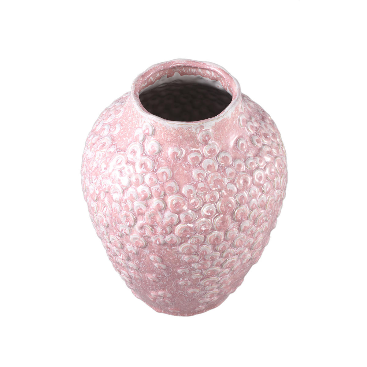 TOPF Avis Rosa 26/26/35cm - Pink, Keramik (35cm) - PTMD Collection