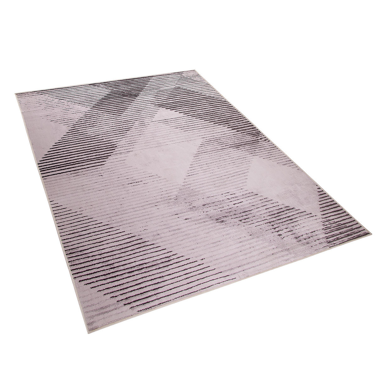 KURZFLOR-TEPPICH Kale 230/160 cm - Pink, Kunststoff (160/230cm) - Beliani