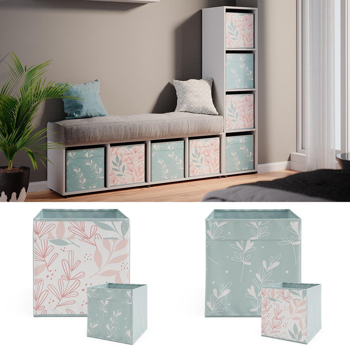 DĚLICÍ STĚNA Ludus Bílá - bílá, kompozitní dřevo (142.5/36.2/33cm) - Vicco