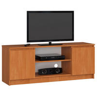 TV SKRINKA nízka tv skrinka - farba jelše, kompozitné drevo (140/55/40cm) - RAUMHIRSCH FURNITURE