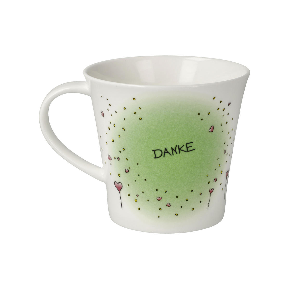 TEETASSE Der kleine Yogi - Danke, Fine Bone China, Bunt, 350 ml - Multicolor, Keramik (0.35L) - Goebel