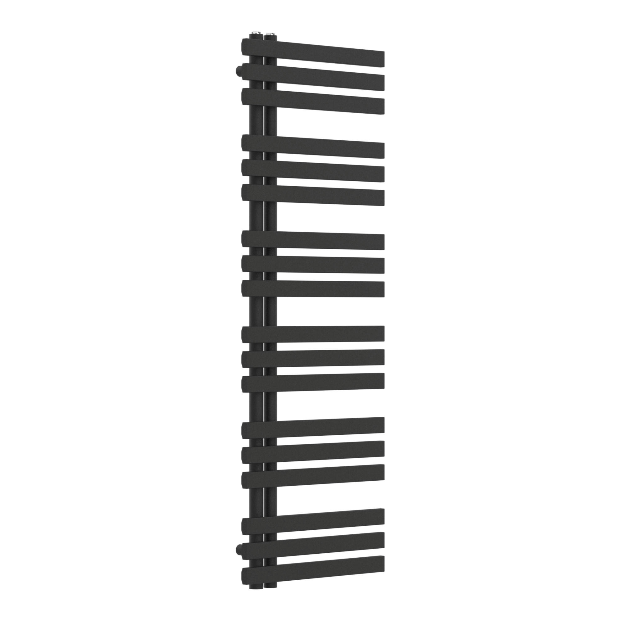 HANDTUCHHEIZKÖRPER Slidre - Schwarz, Metall (50/140/5.4cm) - [neu.haus]