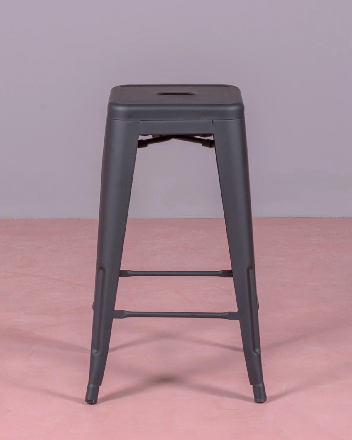 BARHOCKER-SET 4 Stück Metall Schwarz - Schwarz, Metall (41/68/41cm) - Nest Dream