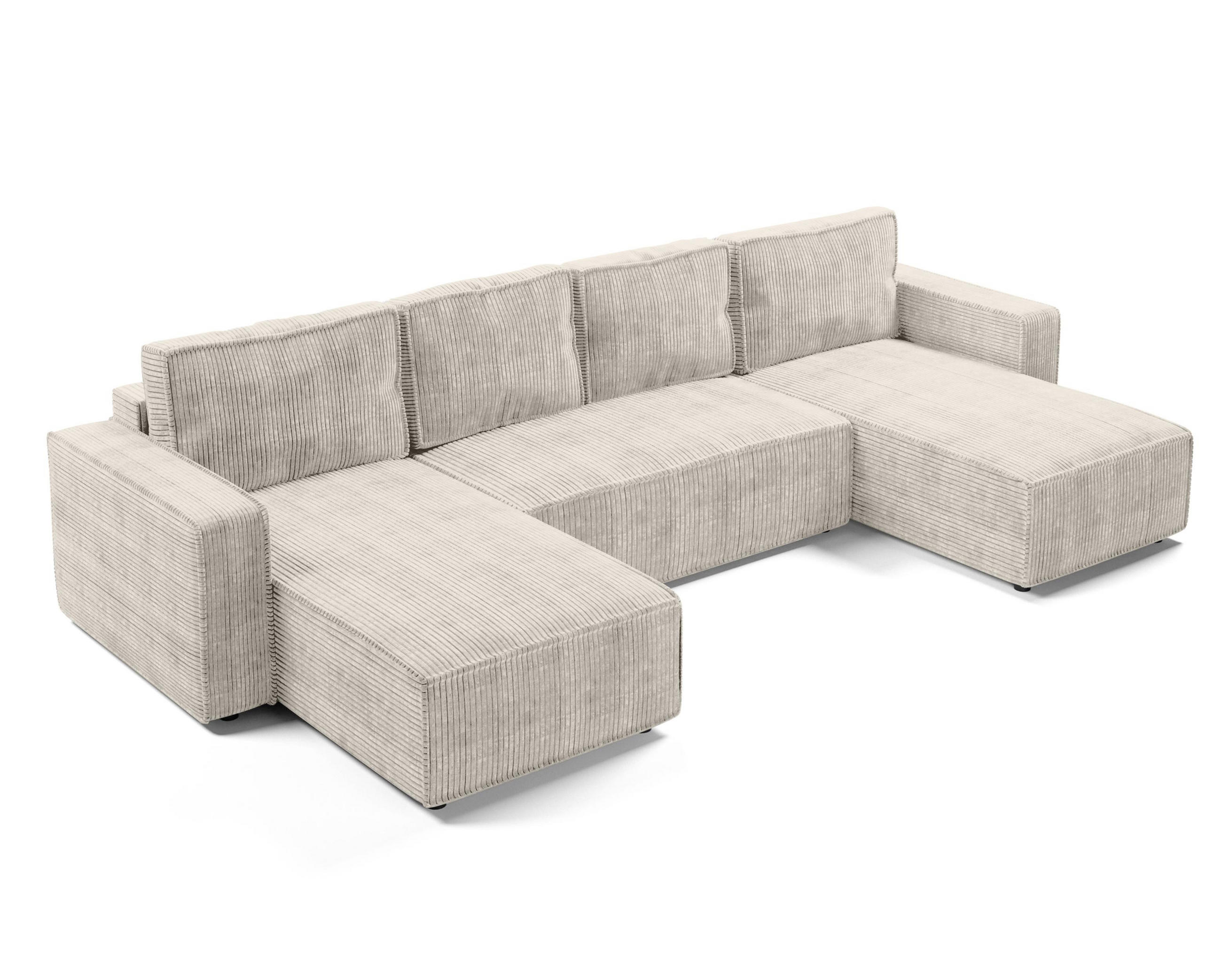 AX Living Wohnlandschaft Creme 338x85x169 cm