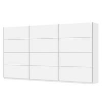 SCHWEBETÜRENSCHRANK - Weiß, Holzwerkstoff (405/222/68cm) - home24