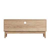 LOWBOARD 110/40/48 cm aus MDF mit Kabeldurchlass Eichefarben - Braun, Holzwerkstoff (110/48/40cm) - Modenvie