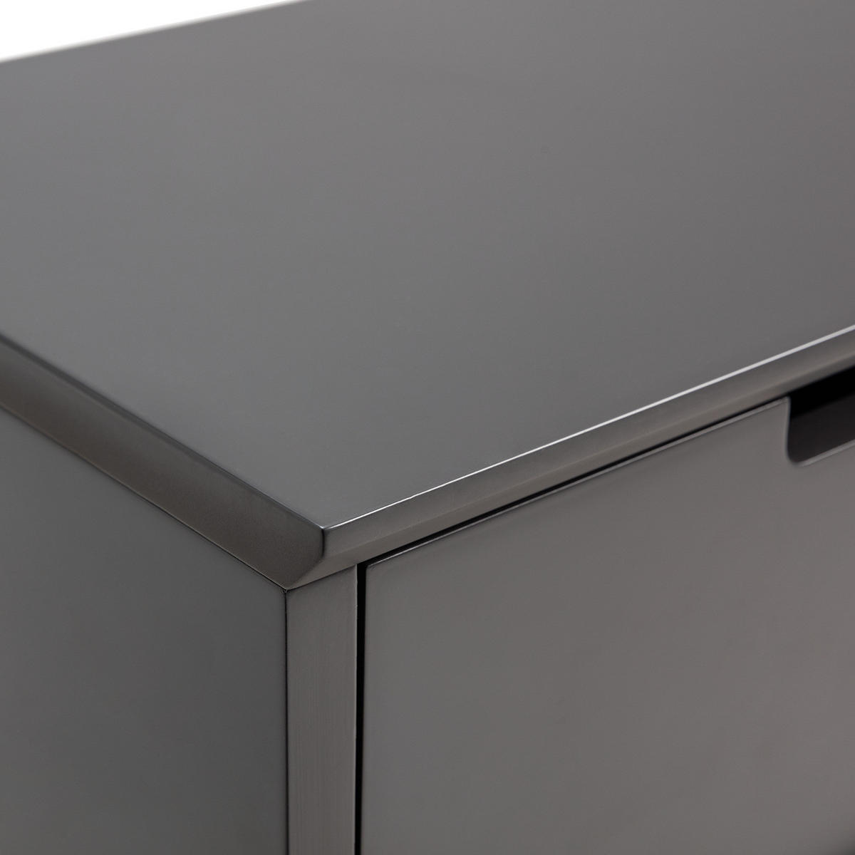 NACHTTISCH mit 2 Schubladen - Eichefarben/Braun, Eichenholz/Holz (40/61/30cm) - home24