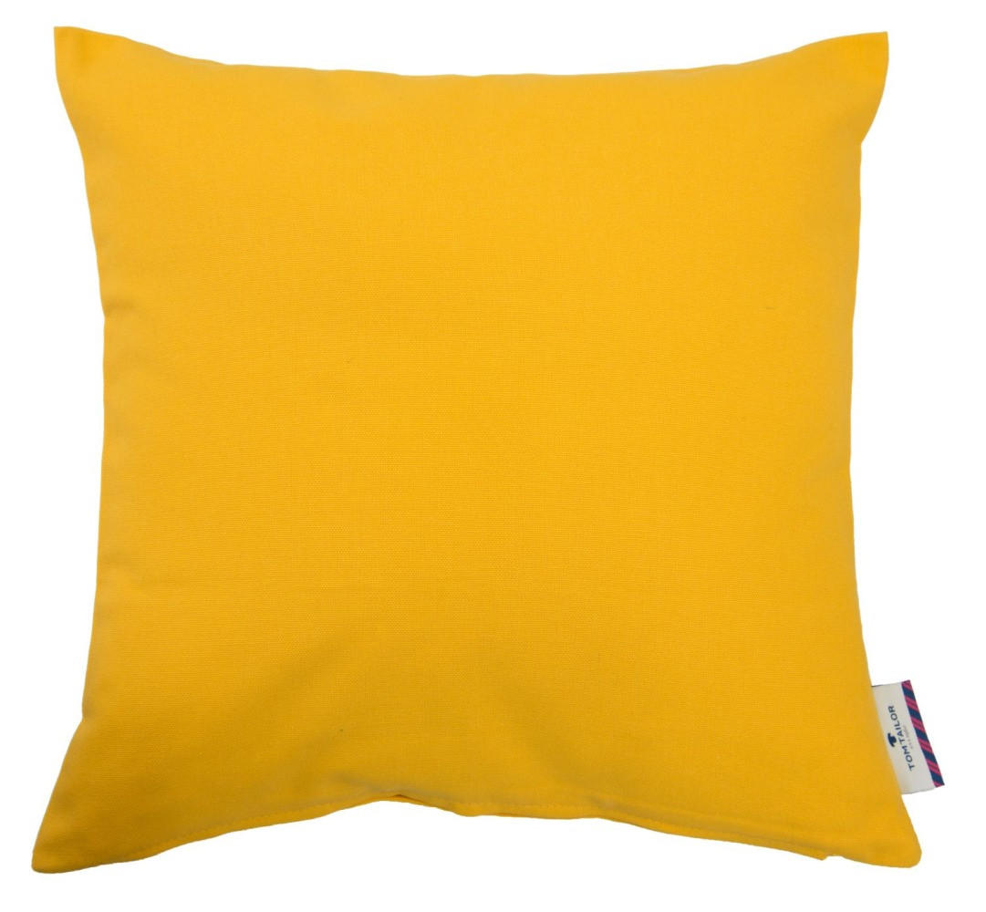 ZIERKISSENHÜLLE Dove sonne 50x50cm - Gelb, Textil (50/50cm) - Tom Tailor