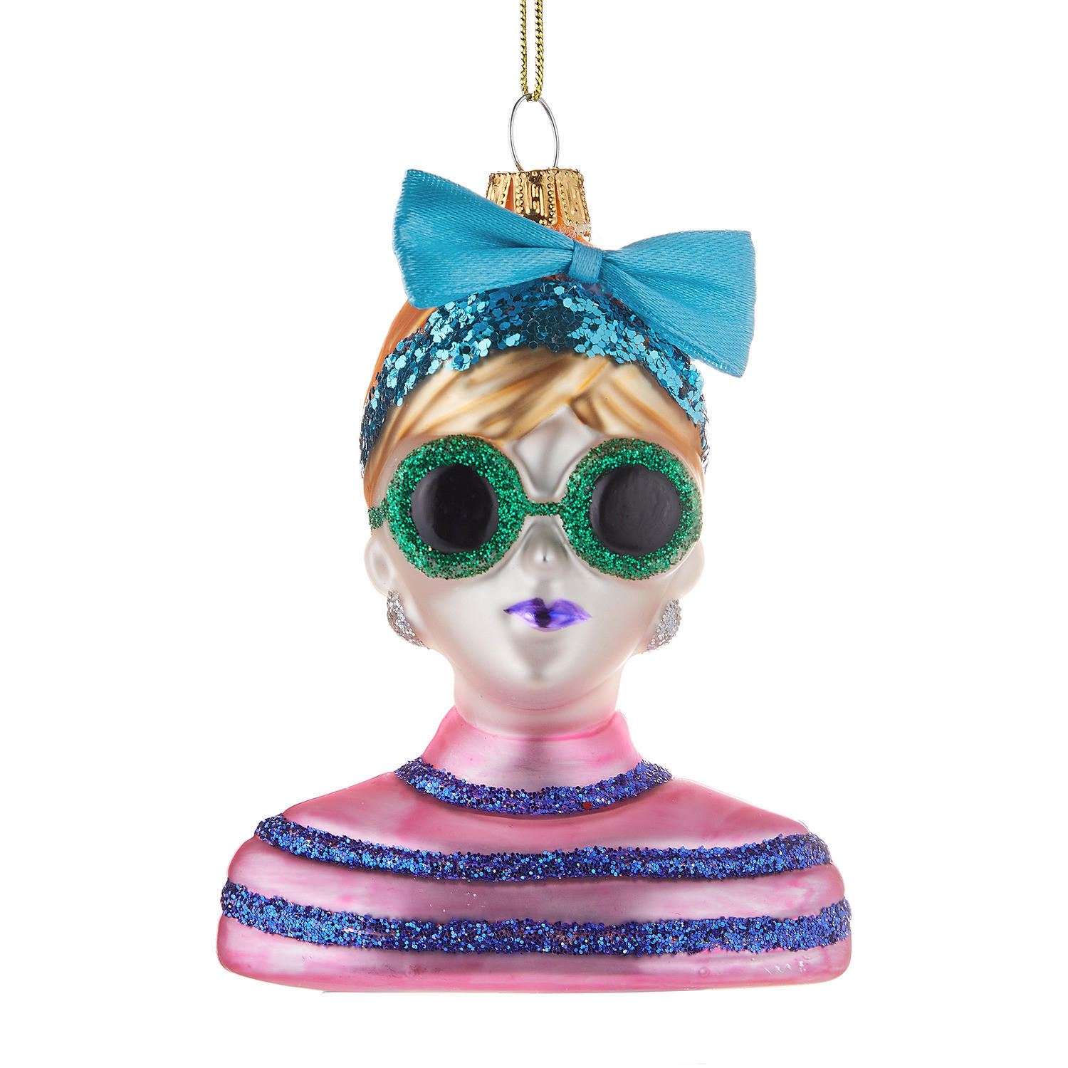 Butlers Baumanhänger Pink 6x9x7 cm