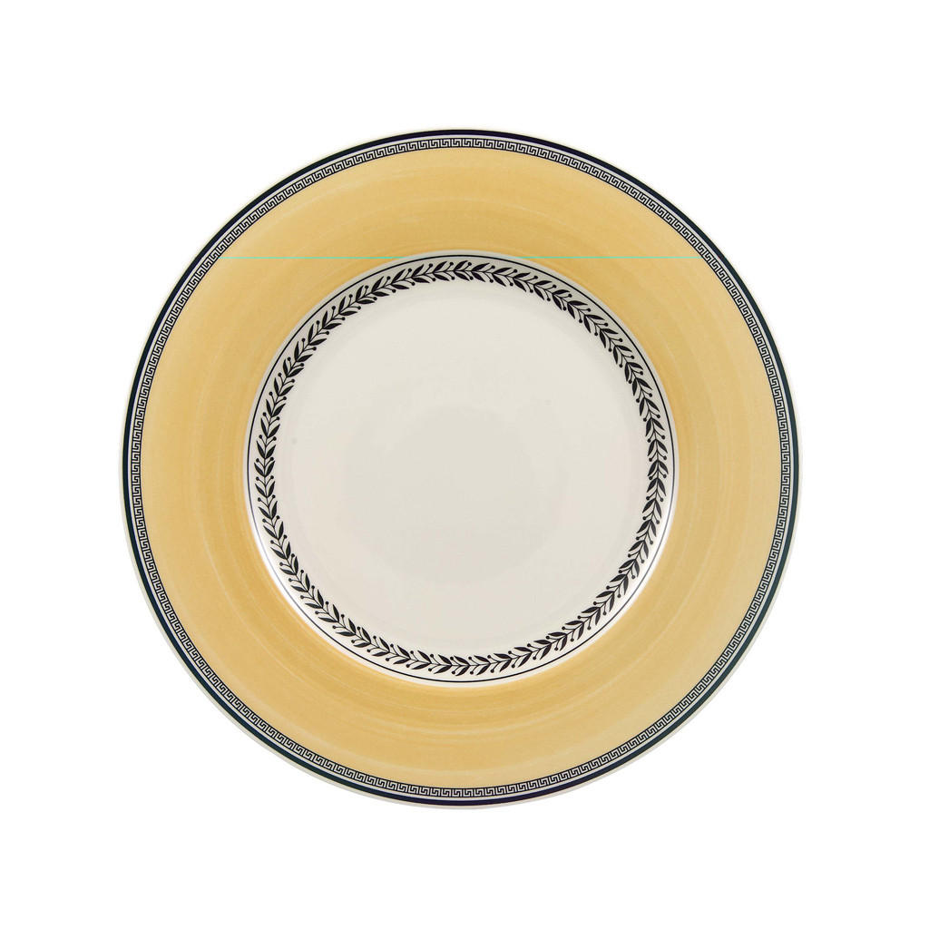 SPEISETELLER Audun Fleur weiß-grau-gelb ø 27,1 cm - Gelb/Weiß, Keramik (27.1cm) - Villeroy & Boch