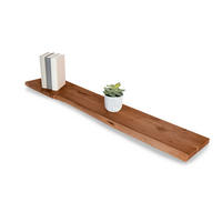 WANDREGAL AMANDA - Braun/Akaziefarben, Holz (120/3/20cm) - SAM