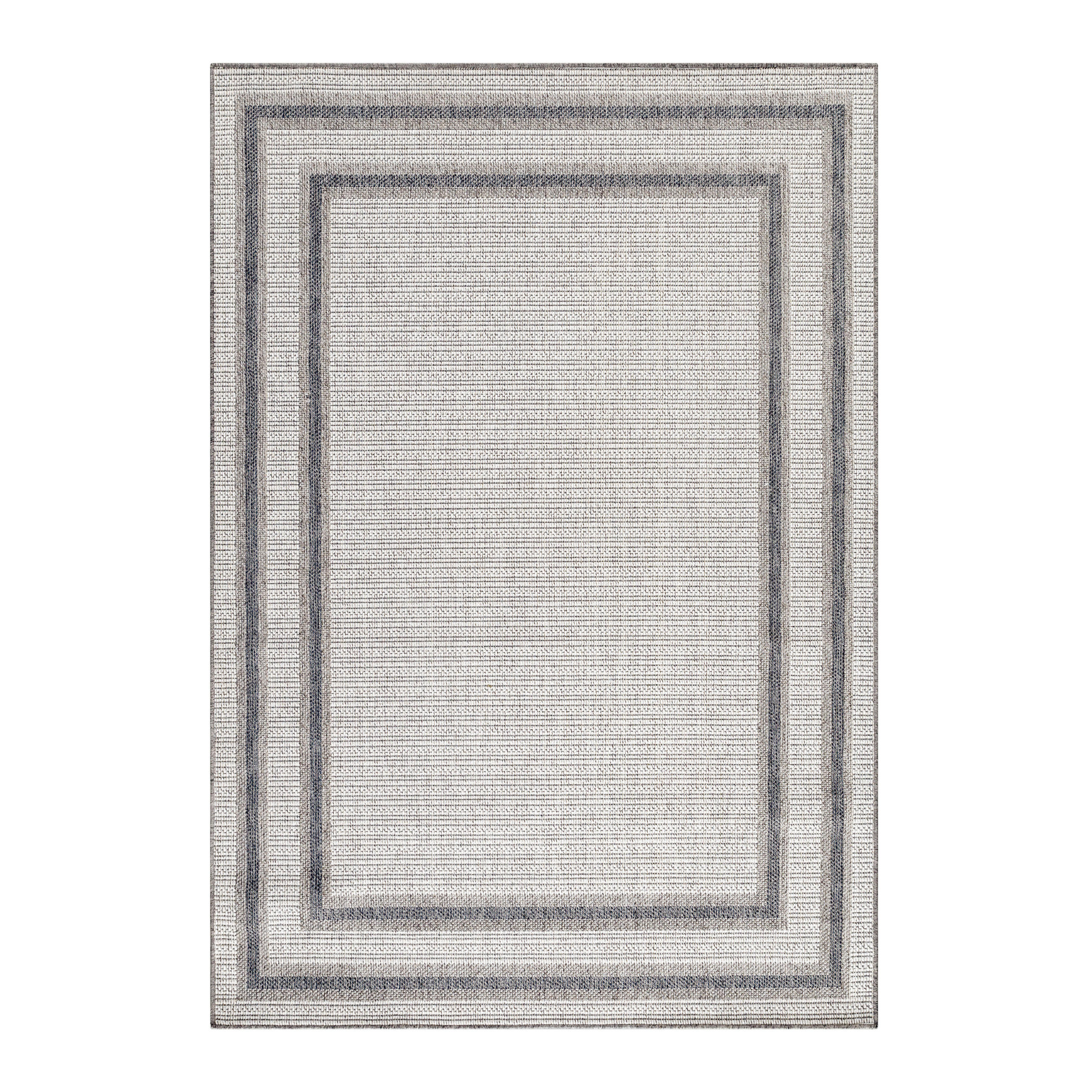 OUTDOORTEPPICH LIRIA, mit Bordüre, Creme, 160 x 230 cm - Beige, Textil (160/230cm) - KADIMA DESIGN