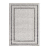 OUTDOORTEPPICH LIRIA, mit Bordüre, Creme, 240 x 340 cm - Beige, Textil (340/240cm) - KADIMA DESIGN