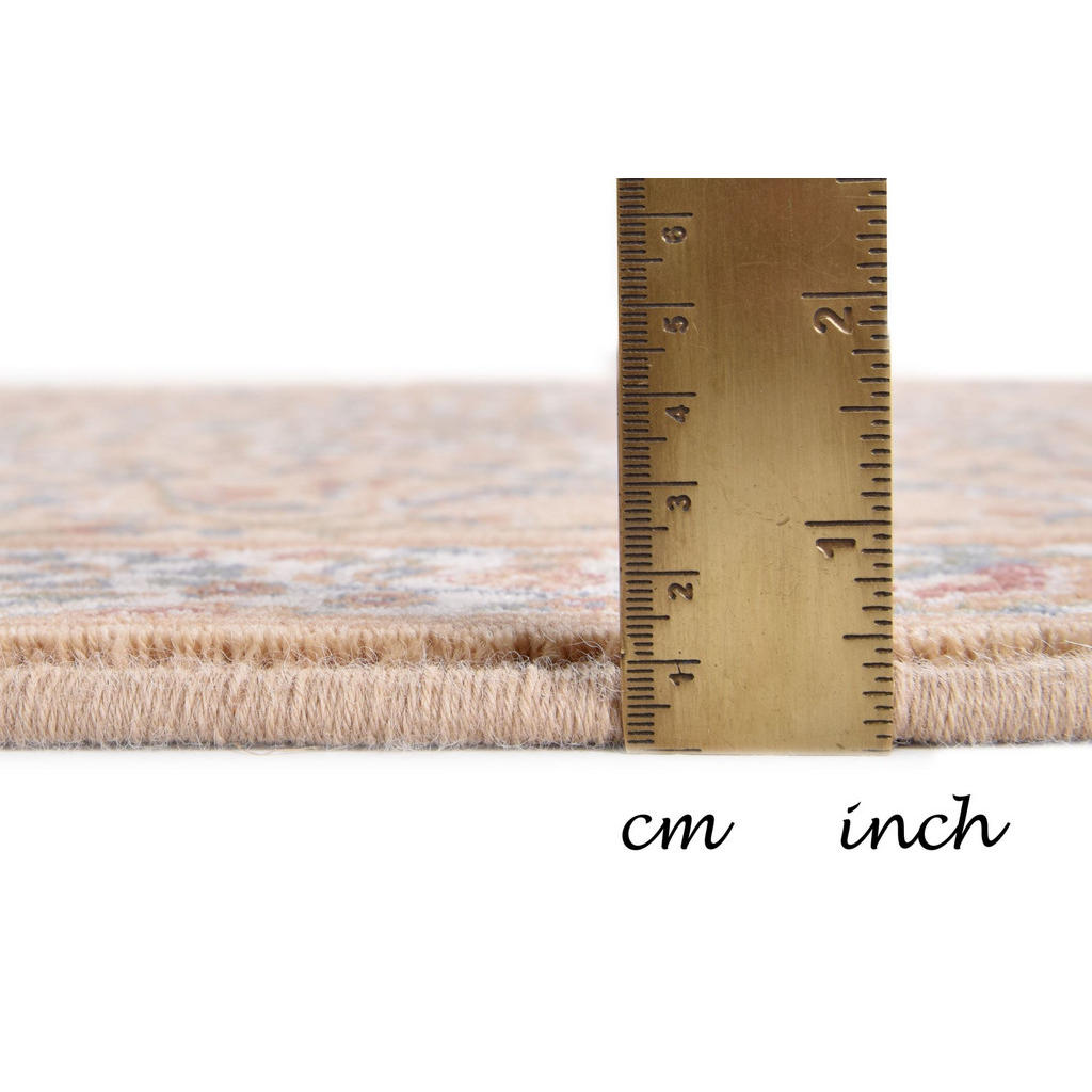 Thumbnail - Theko Orientteppich, Sand, Textil, Orientalisch, Rund, 133x133 cm, Oeko-Tex®, für Fußbodenheizung geeignet, Teppiche & B...