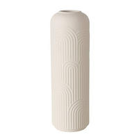 BLUMENVASE Aliette 25 cm - Creme, Keramik (25cm) - Boltze Home