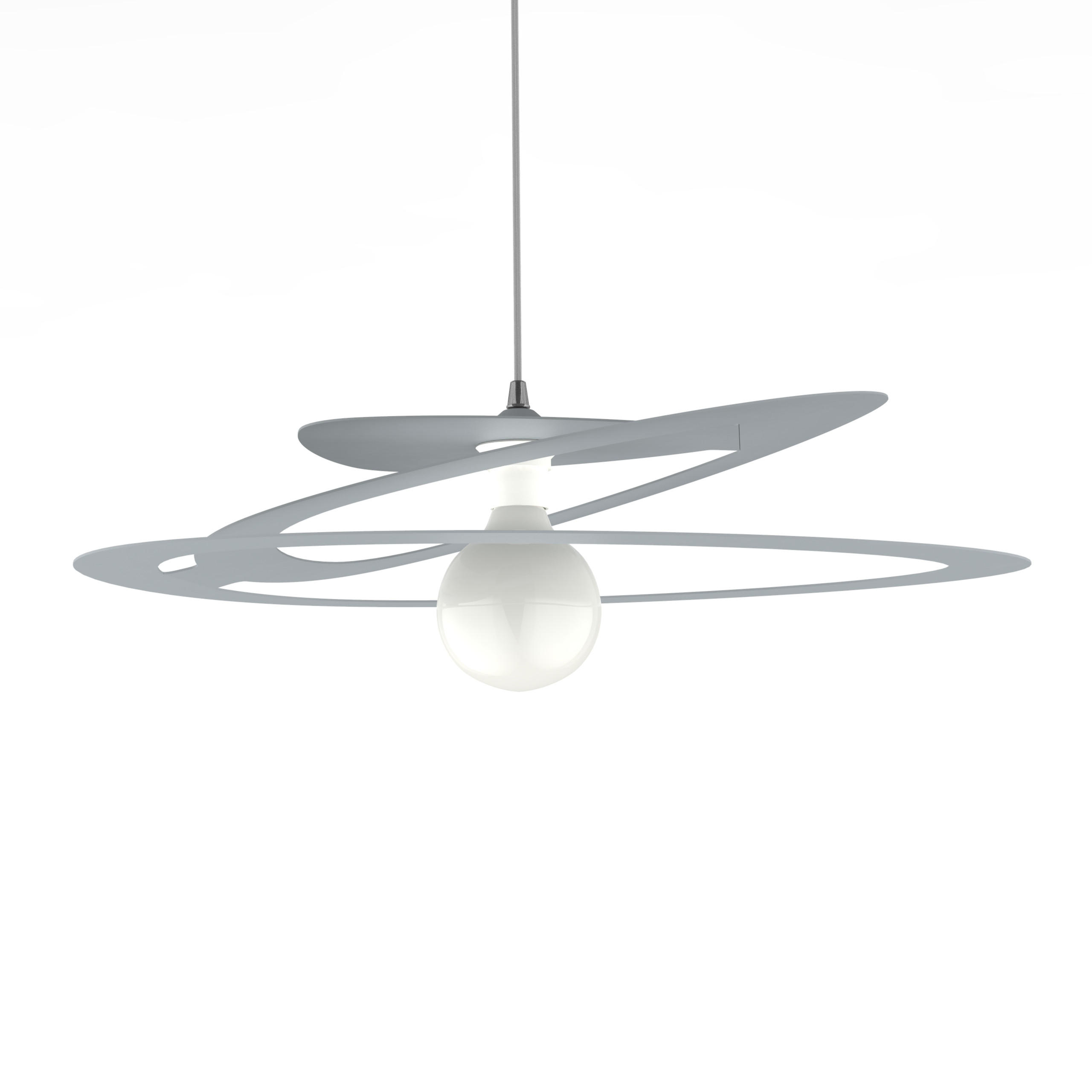 HÄNGELEUCHTE - Grau, Metall (51/60/11cm) - Lumicom