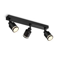 STRAHLER Fantastisch 3-flammig 42/5/15.7 cm - Schwarz, Metall (42/5/15.7cm) - ZMH