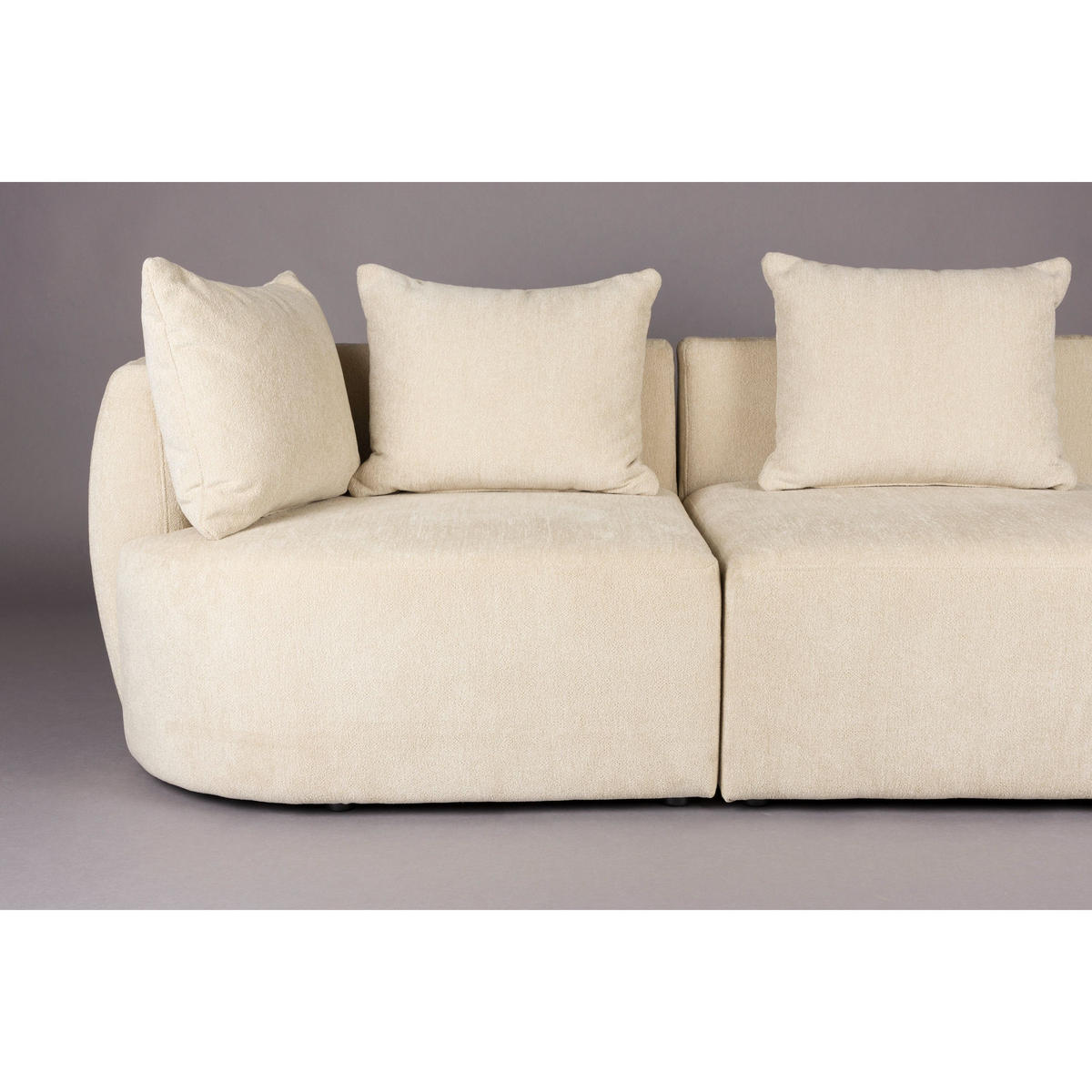 SOFA 4,5-SITZER Rocca Latte/ Beige - Creme, Textil (250/83/92cm) - Dutchbone