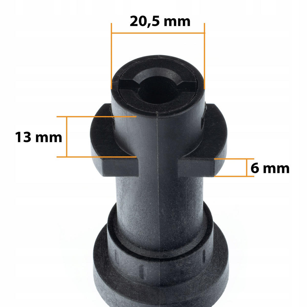 SCHLAUCH K-BAYONET 10 m, Hochdruck, Messingdüse 1/4", max. 60 °C, flexibel, korrosionsfest, Kanalreinigung - Multicolor, Kunststoff/Metall (22/5/22cm)