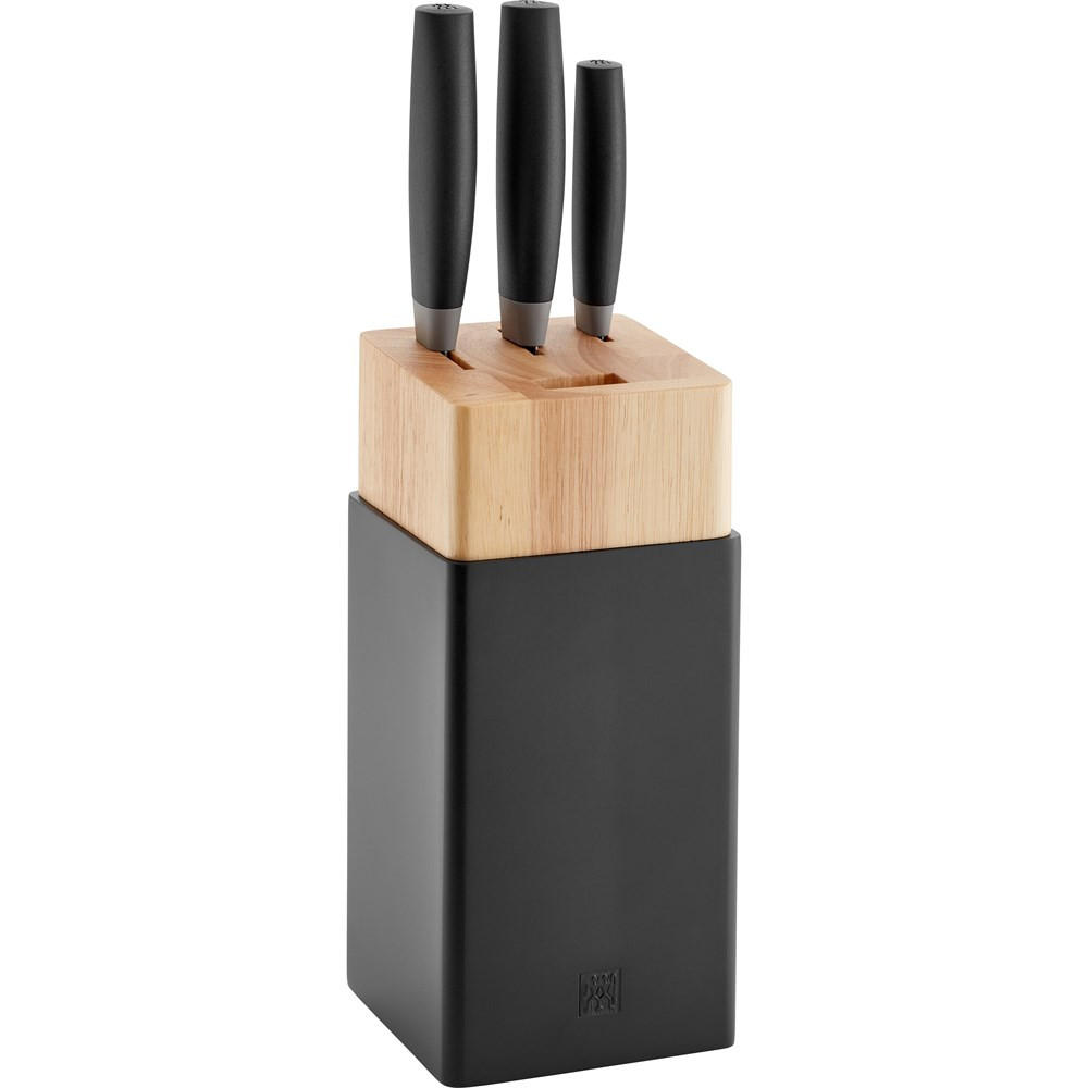 MESSERSET Schwarz 30/10/30 cm 545320040 - Schwarz, Holz - Zwilling