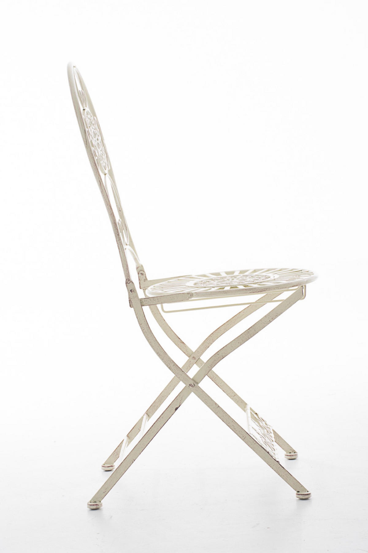 GARTENSTUHL Moni antik-creme - Naturfarben, Metall (43/50/91.5cm) - TPFGarden