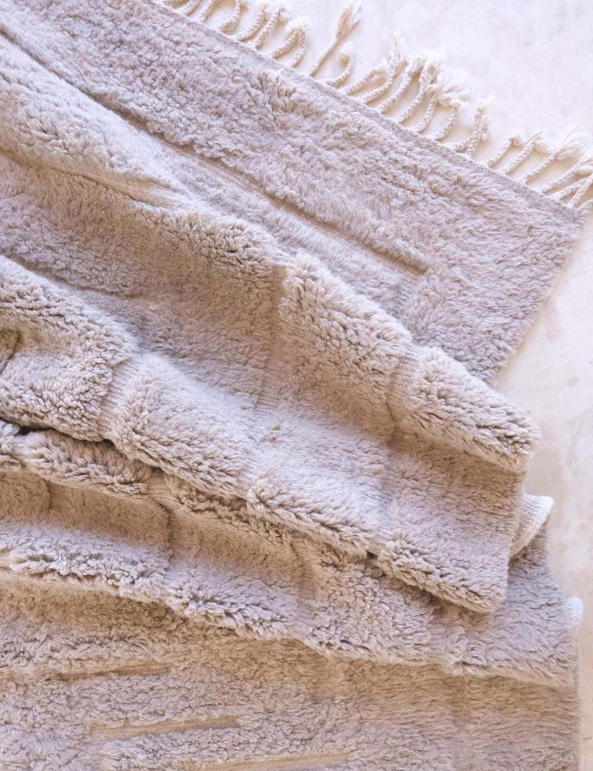 BERBERTEPPICH Design Struktur 242x 342 cm - Braun, Naturmaterialien (242/342cm) - AFK Living