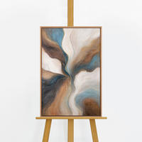 GEMÄLDE Vergehen der Zeit Schattenfugenrahmen Eichefarben 60x40 cm - Eichefarben, Holz (60/40cm) - YS-art gallery