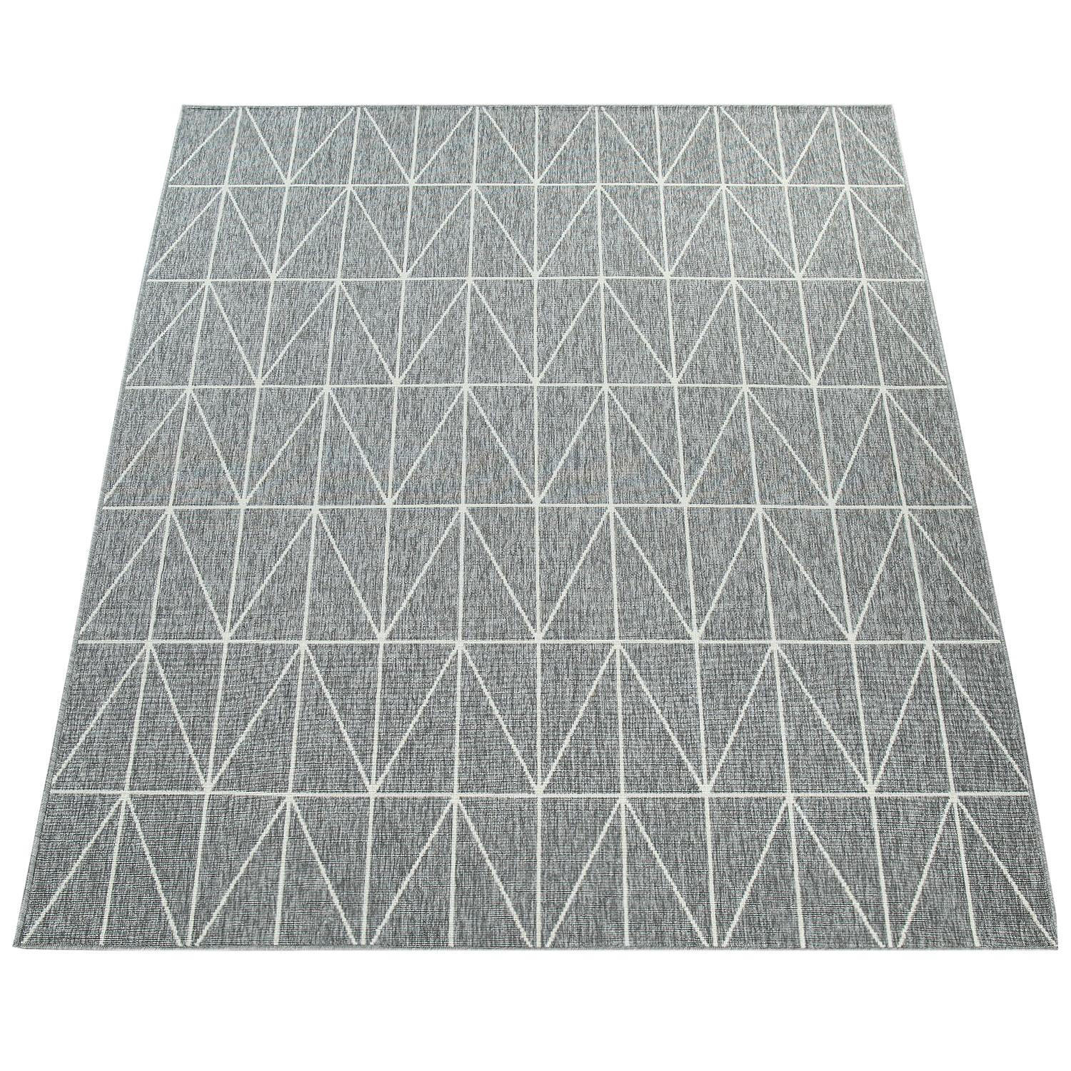 OUTDOOR-TEPPICH BRUGGE 224 GRAU 120X170 - Grau, Textil (120/170cm) - Paco Home