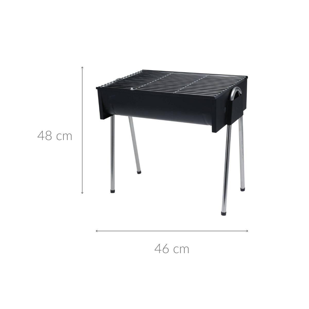 GRILL 48 cm - Schwarz, Metall (33/48/46cm)