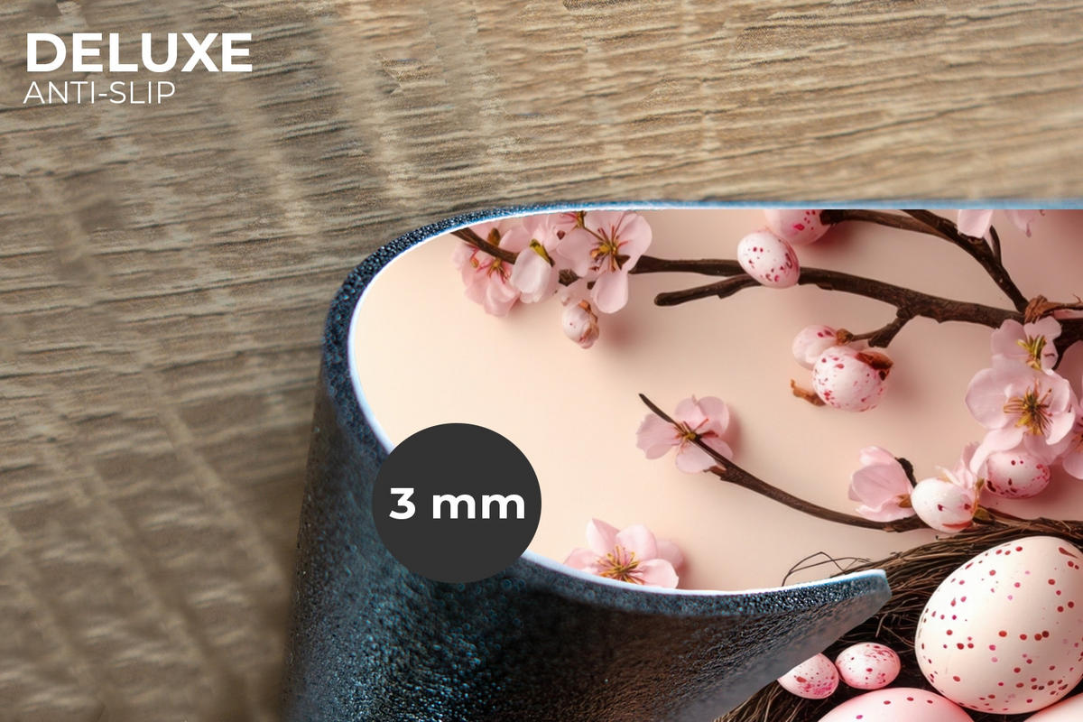 PLATZSETS 6er-Set Rosa - Blüten - Eier Placemats 45x30 cm - Hellrosa, Kunststoff (0.3/45/30cm) - MuchoWow