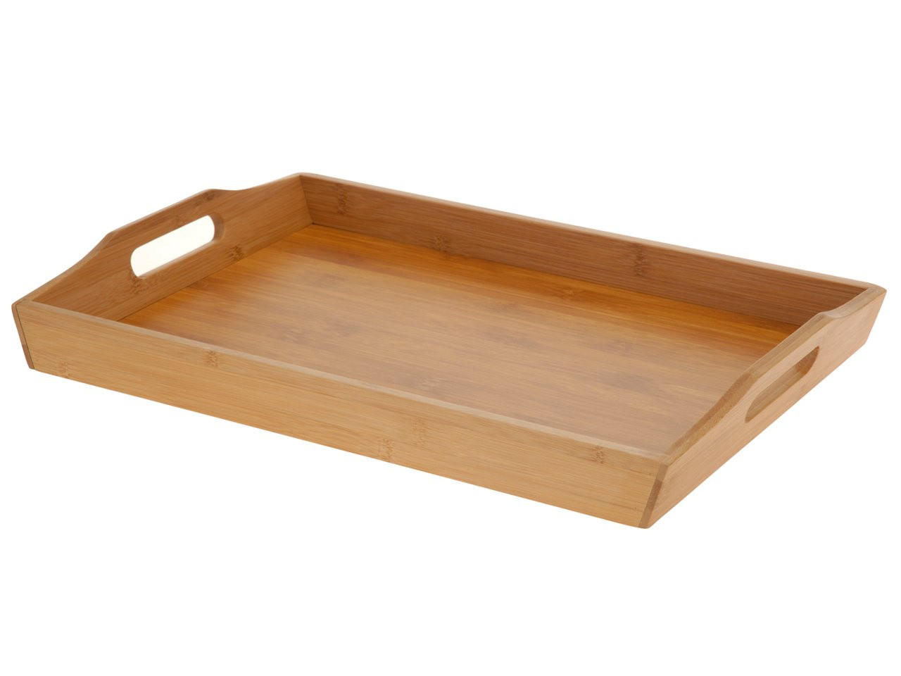 FRÜHSTÜCKSTABLETT Bambus Braun 43/29/5 cm - Braun, Naturmaterialen (29/5/43cm) - Excellent Houseware
