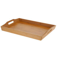 FRÜHSTÜCKSTABLETT Bambus Braun 43/29/5 cm - Braun, Naturmaterialen (29/5/43cm) - Excellent Houseware