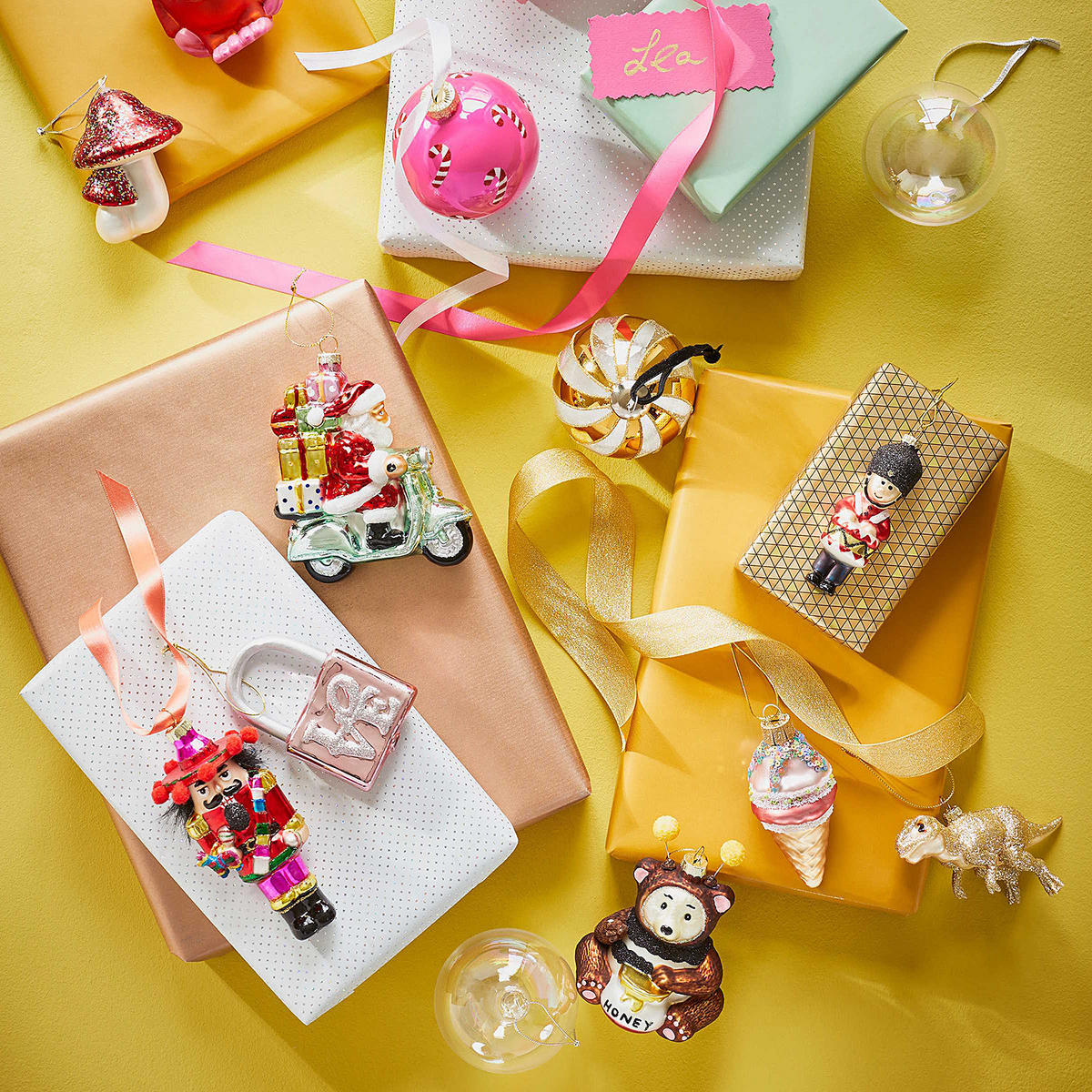 BAUMANHÄNGER Hang On Eistüte - Rosa, Glas (5/10/5cm) - Butlers