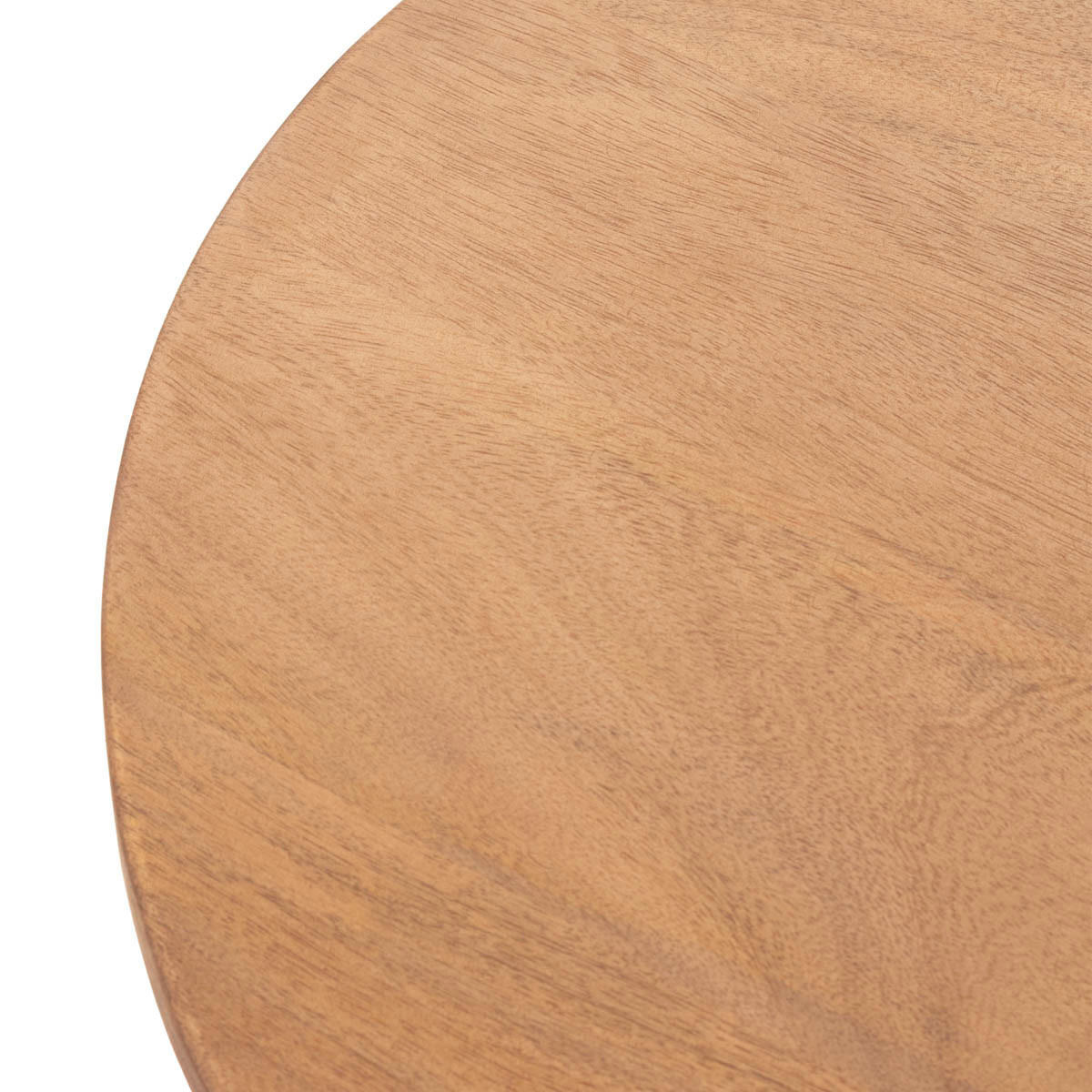 BEISTELLTISCH Rund Natur Holz 50x50x46cm - Salvador - Braun, Holz (50/50/46cm) - Giga Meubel