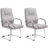 SCHWINGSTUHL 2er Set Stoff grau - Grau, Textil/Metall (60/104/67cm) - CLP