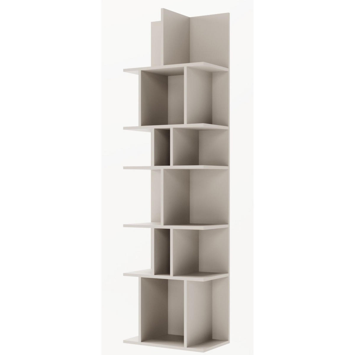 WANDREGAL Bemmi Greige 50 cm - Taupe, Holzwerkstoff (50/180/30cm) - Selsey