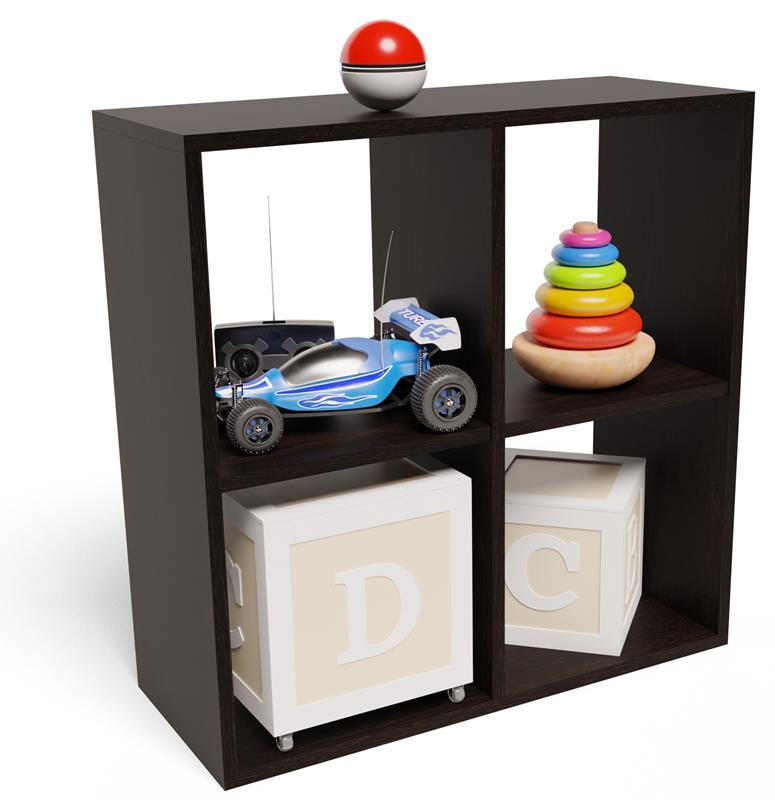 STANDREGAL MALAX EX3 Wenge 74/30/75 cm - Wengefarben, Holzwerkstoff (74/75/30cm) - Matkam Möbel