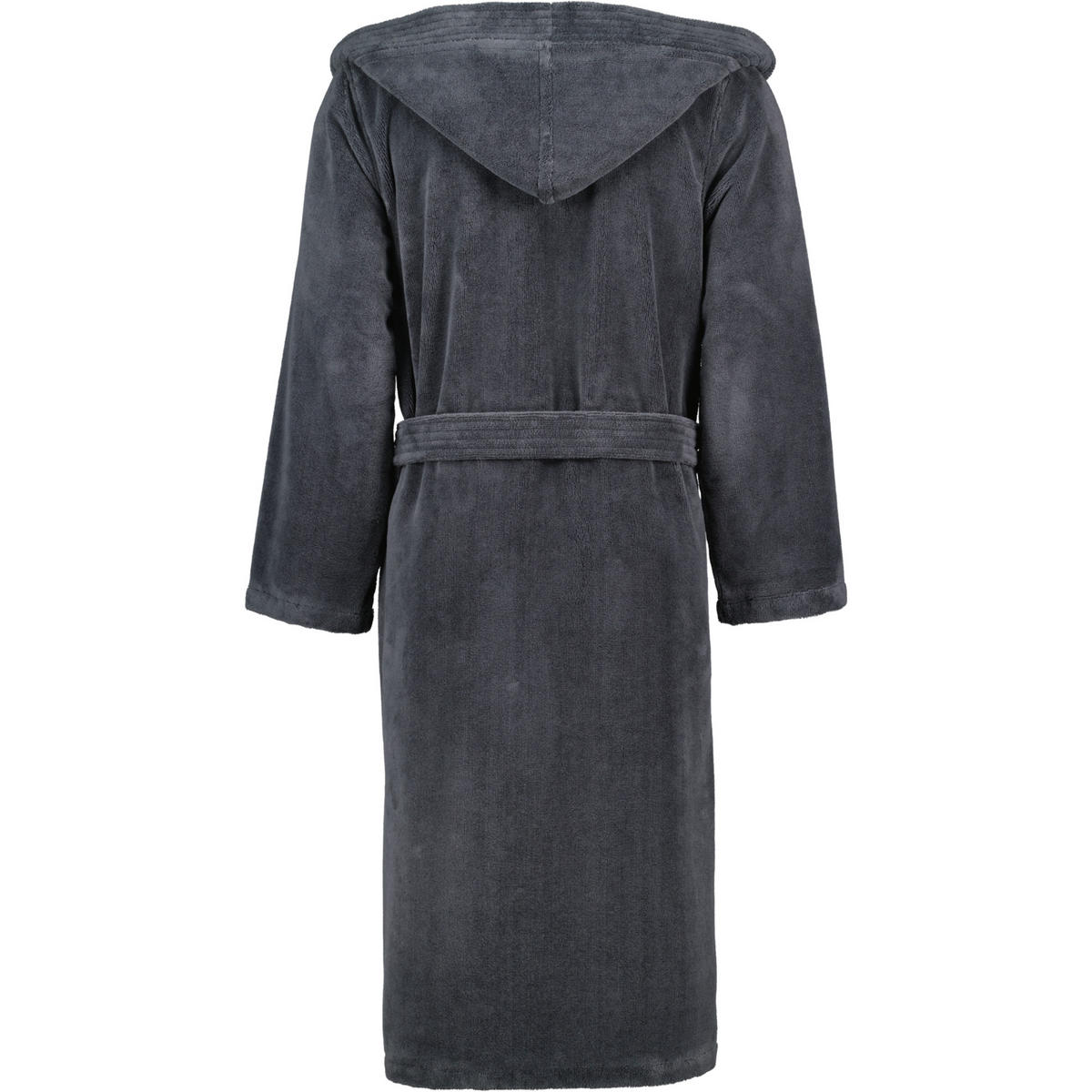 BADEMÄNTEL HERREN KAPUZE DOUBLEFACE 831 STONE - 73 - Grau, Textil (XLnull) - Cawoe