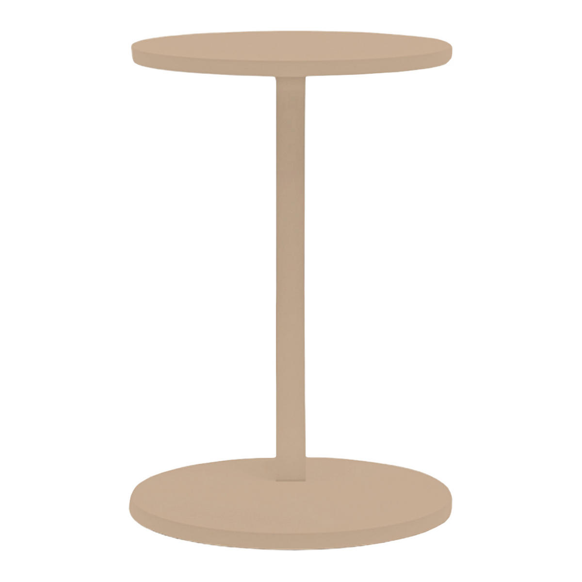 BEISTELLTISCH Holeby - Cappuccino, Holzwerkstoff (38/38/56cm) - [en.casa]