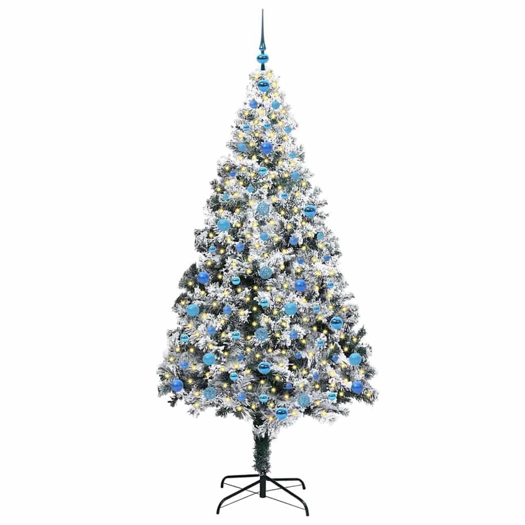 vidaXL Weihnachtsbaum Weiß 210 cm