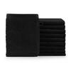WASCHLAPPEN 10er-Set, 10x Waschlappen 15/20 cm, Schwarz - Schwarz, Textil (15/20cm) - Blumtal