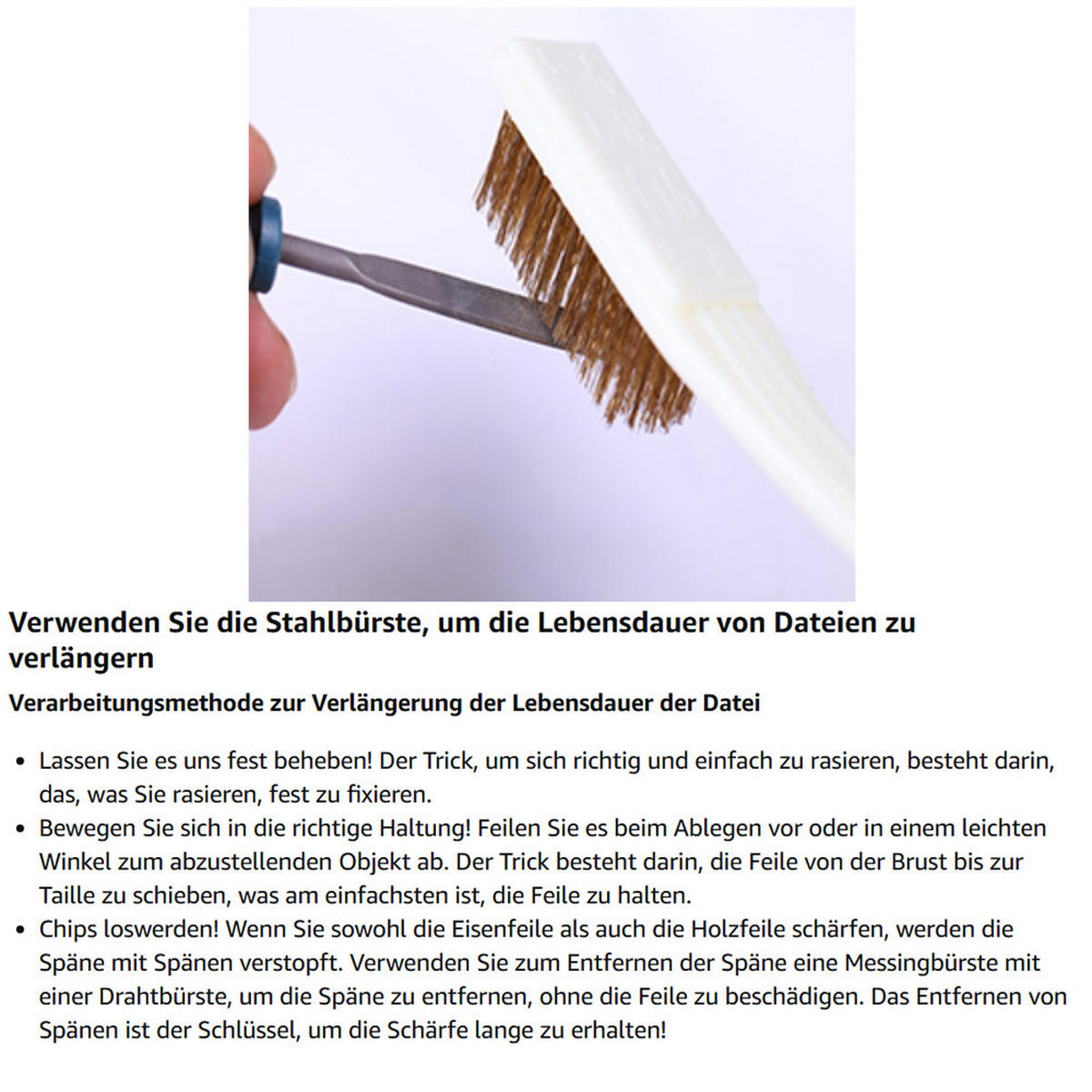 NADELFEILEN-SATZ, Diamantbeschichtet für Metall - Blau, Metall (20.8/5.2/3cm) - LIBRATON