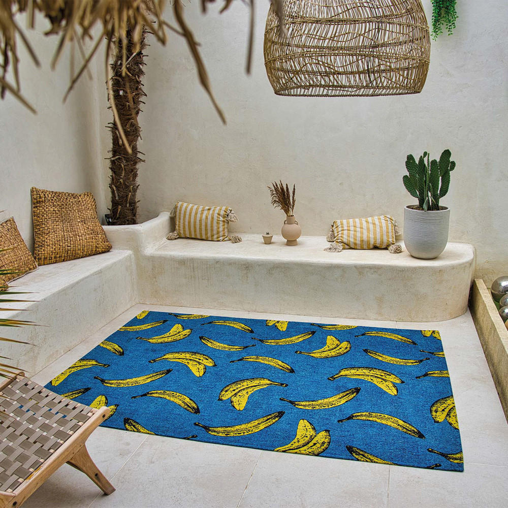 TEPPICH California Blue Pop 170/240 cm - Blau, Textil (170/240cm) - Louis De Poortere