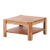 COUCHTISCH - Kernbuche Massiv - Kernbuche, Holz (70/70/38cm) - home24