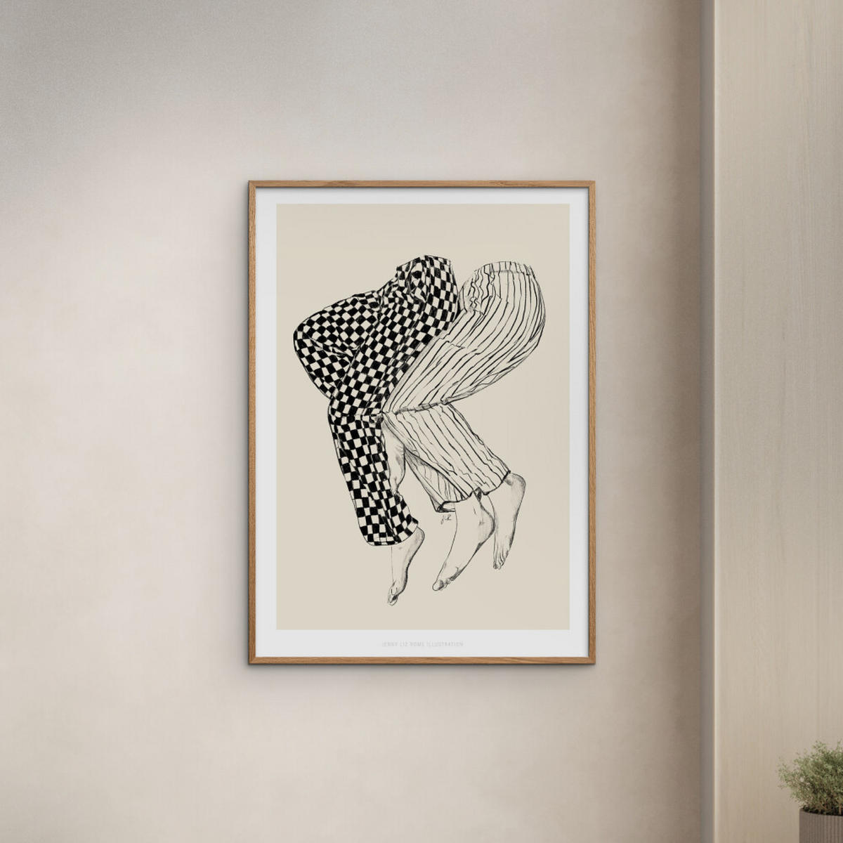 POSTER Jenny Liz Rome - Love 1 - Naturfarben, Papier (30/40/0.1cm) - Poster&Frame